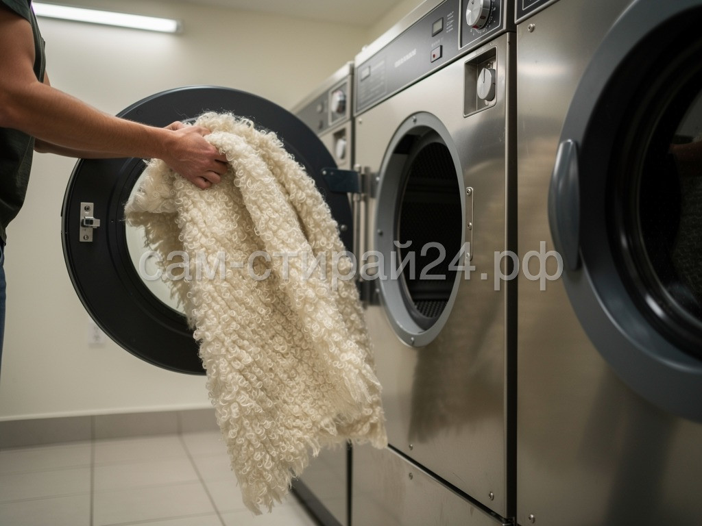 Postirat-pokryvalo-iz-ovech-ej-shersti